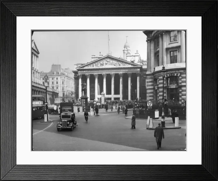 Framed Print : Royal Exchange 1950S Framed Print : Royal Exchange 1950S