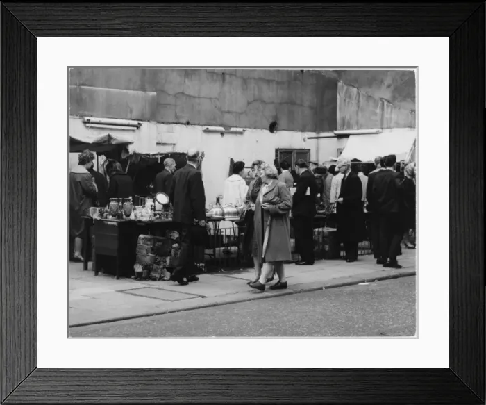 Framed Print : Market / London / 1950S Framed Print : Market / London / 1950S