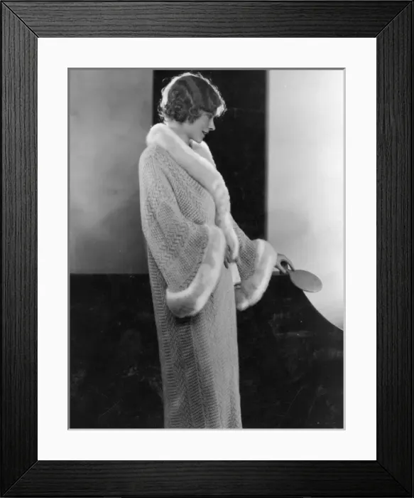Framed Print : Knitted Dressing Gown Framed Print : Knitted Dressing Gown