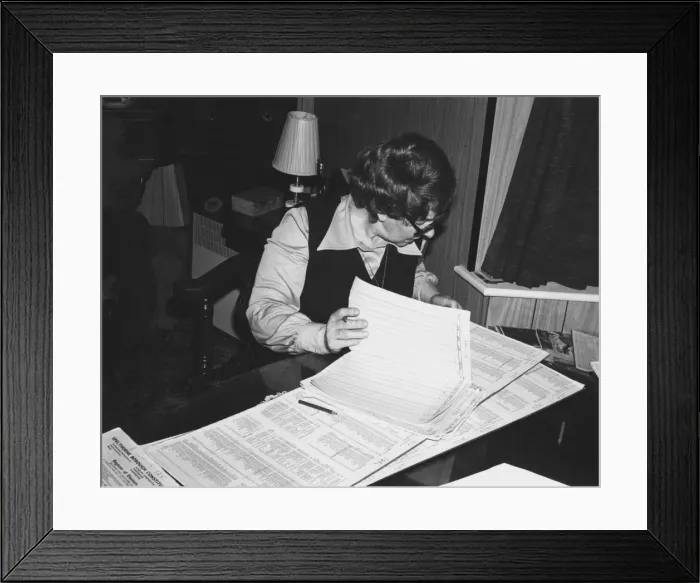 Framed Print : Voter Turnout 1978 Framed Print : Voter Turnout 1978