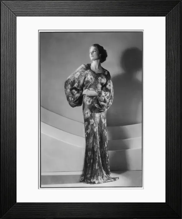 Framed Print : Floral Evening Gown Framed Print : Floral Evening Gown