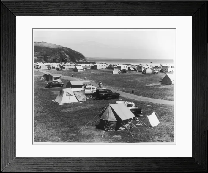 Framed Print : Caravan Park Framed Print : Caravan Park