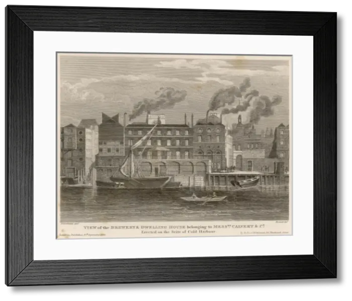 Framed Print : Brewery on the Thames Framed Print : Brewery on the Thames