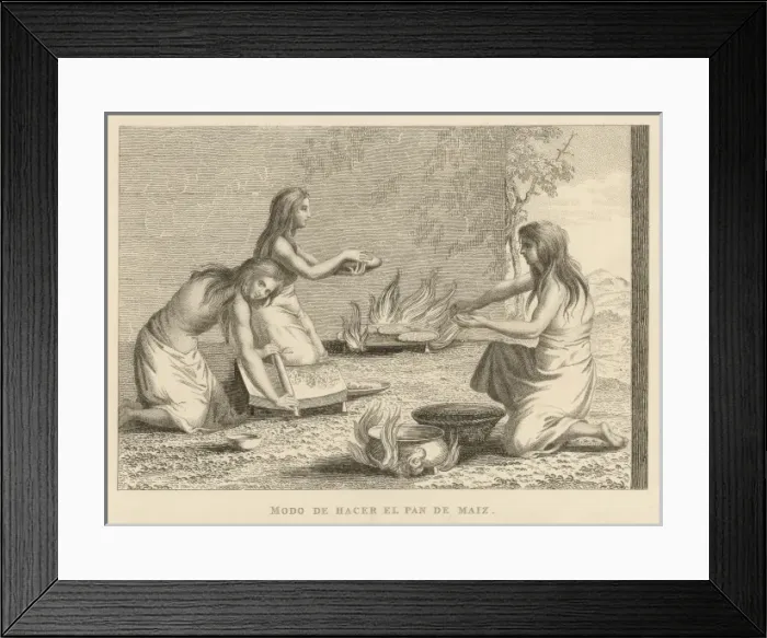 Framed Print : Preparing Maize Framed Print : Preparing Maize