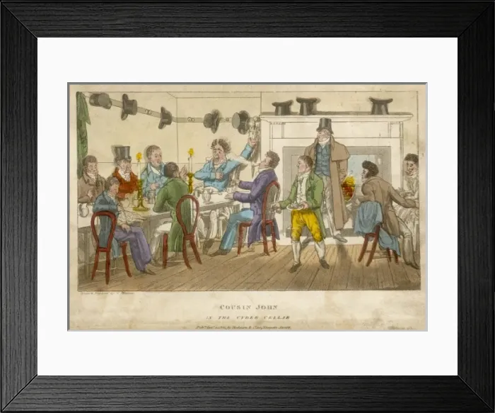 Framed Print : Scene in a Cyder Cellar Framed Print : Scene in a Cyder Cellar
