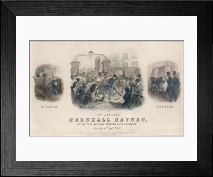 Framed Print : Haynau Assaulted Framed Print : Haynau Assaulted