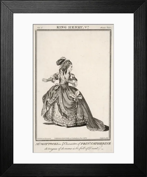 Framed Print : Mattocks as Catherine Framed Print : Mattocks as Catherine