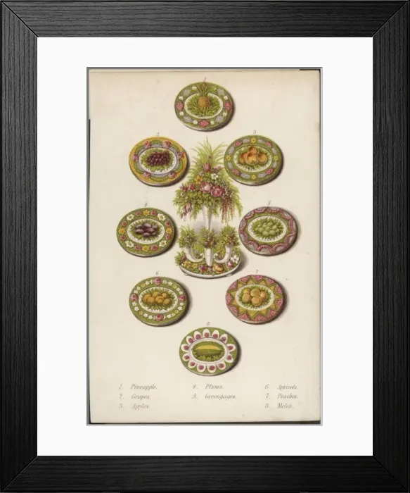 Framed Print : Fruit Dishes Framed Print : Fruit Dishes