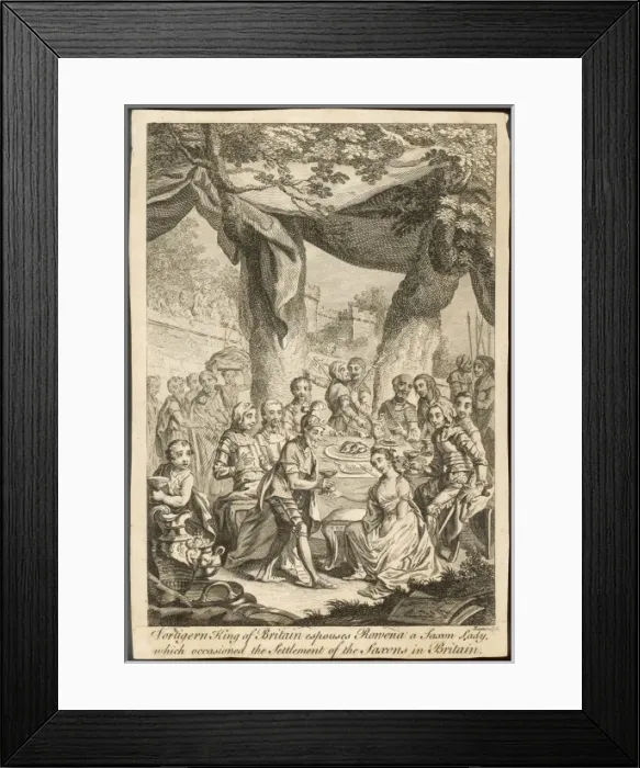 Framed Print : Vortigern Weds Framed Print : Vortigern Weds