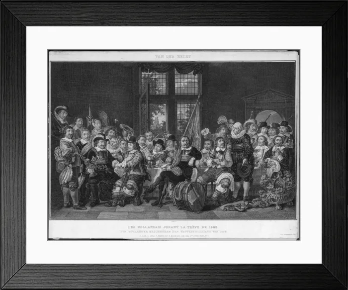 Framed Print : TRUCE OF 1609 Framed Print : TRUCE OF 1609