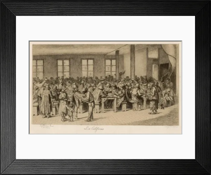 Framed Print : Popular Paris Resto Framed Print : Popular Paris Resto