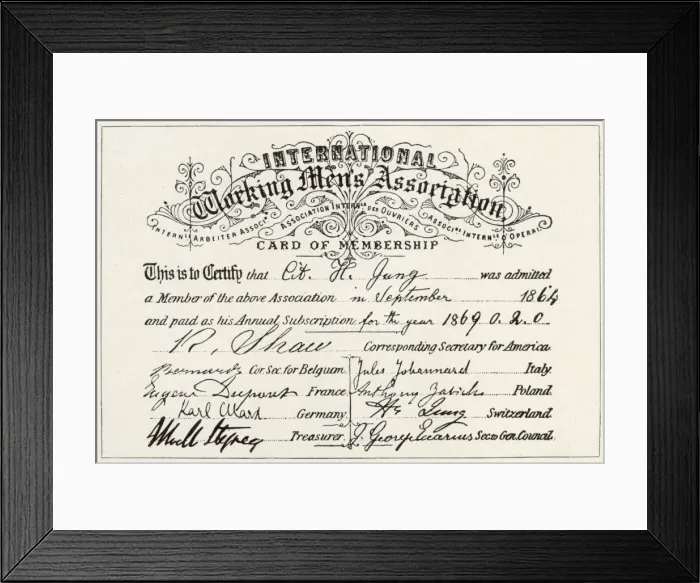 Framed Print : Working Mens Assoc Framed Print : Working Mens Assoc