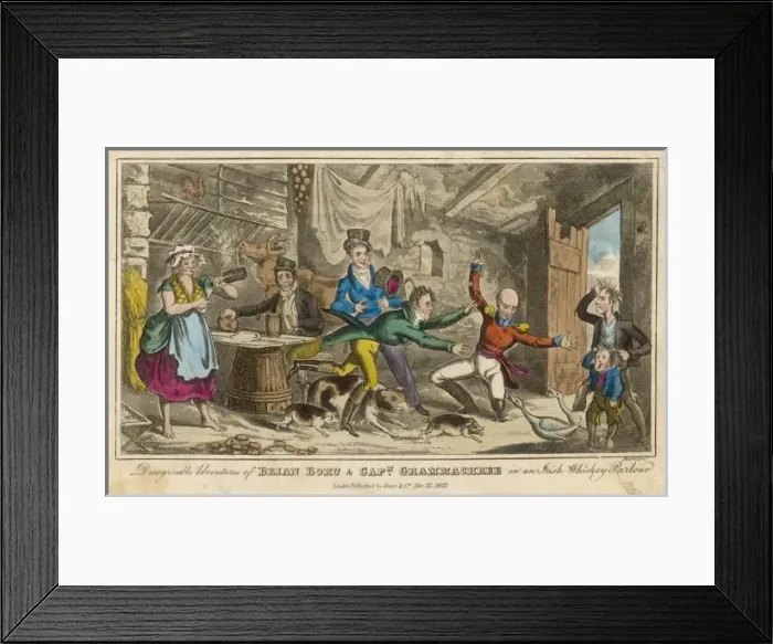Framed Print : Irish Whiskey Parlour Framed Print : Irish Whiskey Parlour