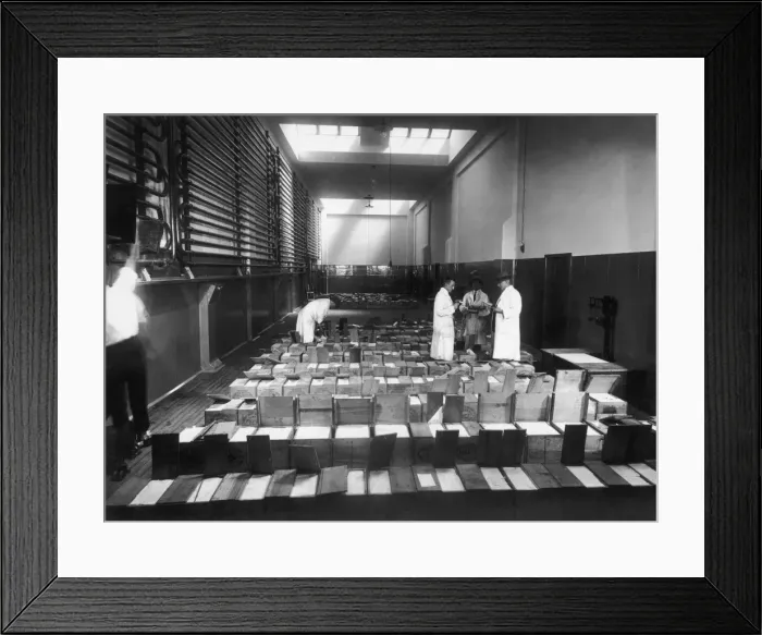 Framed Print : Grading Butter / Hamilton Framed Print : Grading Butter / Hamilton