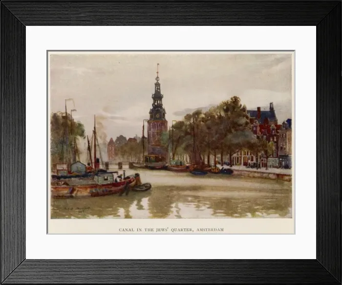 Framed Print : Amsterdam / Jewish Quarter Framed Print : Amsterdam / Jewish Quarter