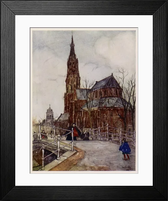 Framed Print : Netherlands / Delft 1904 Framed Print : Netherlands / Delft 1904
