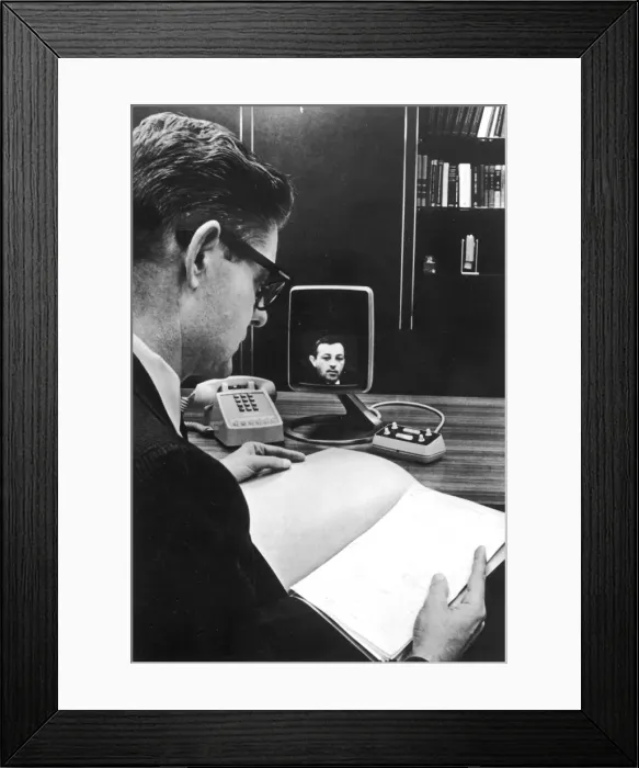 Framed Print : Videophone Prediction Framed Print : Videophone Prediction