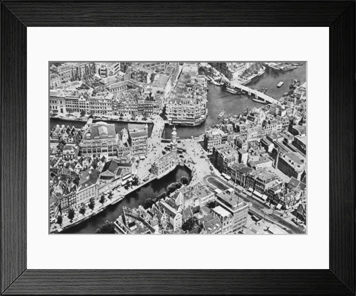 Framed Print : Amsterdam / Aerial 1930 Framed Print : Amsterdam / Aerial 1930