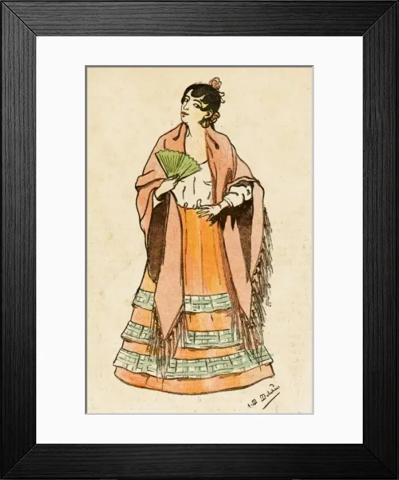 Framed Print : Leblanc as Carmen - 1 Framed Print : Leblanc as Carmen - 1