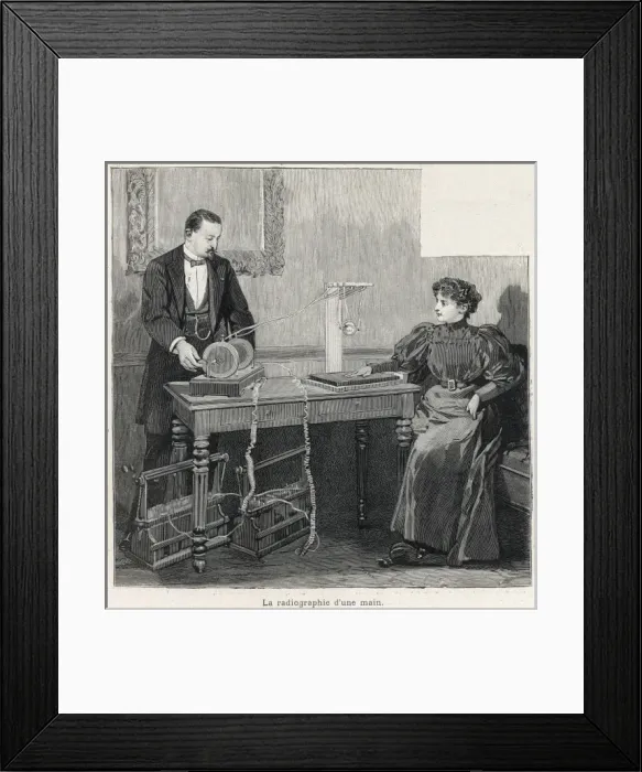 Framed Print : Patient has Hand X-Rayed Framed Print : Patient has Hand X-Rayed