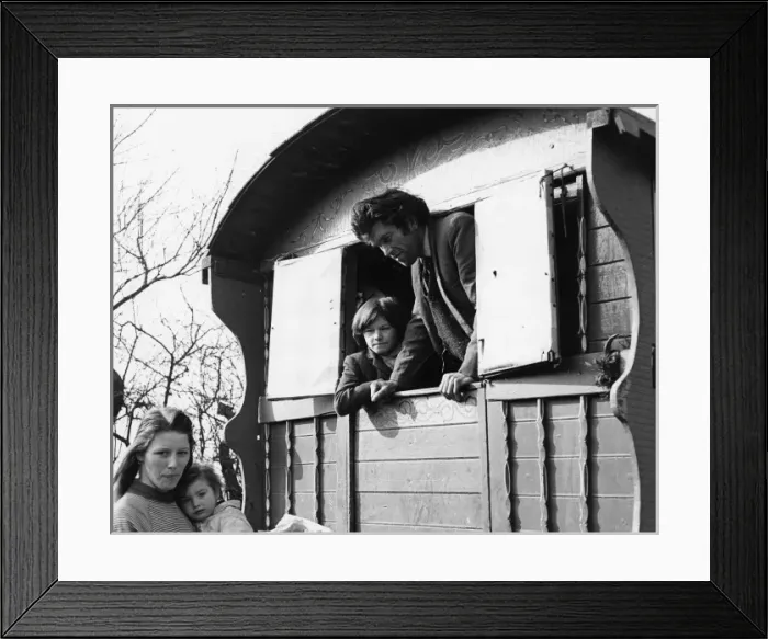Framed Print : Gipsy Family 1973 Framed Print : Gipsy Family 1973
