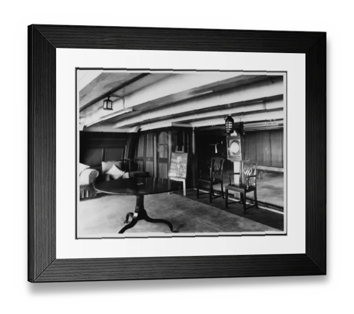 Framed Print : The Admirals Quarters Framed Print : The Admirals Quarters