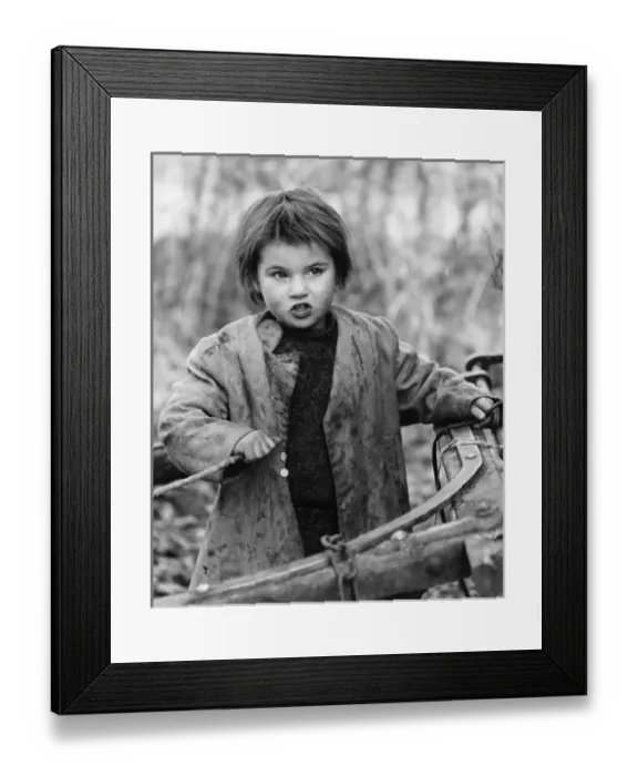 Framed Print : Gipsy Child 1973 Framed Print : Gipsy Child 1973