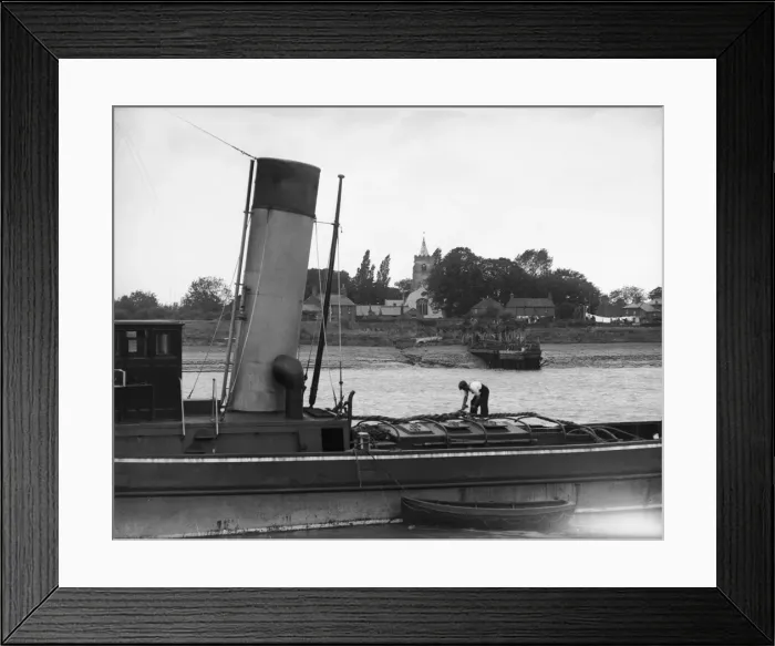 Framed Print : Kings Lynn from Ouse Framed Print : Kings Lynn from Ouse