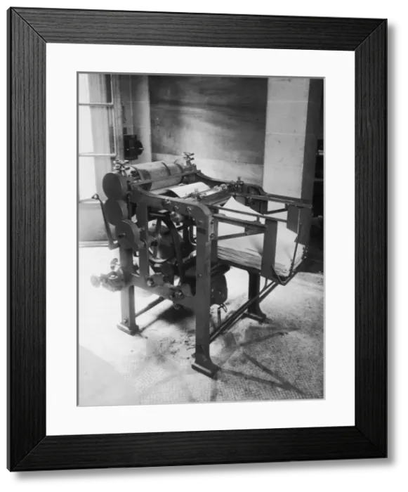 Framed Print : Braille Press / 1920S Framed Print : Braille Press / 1920S