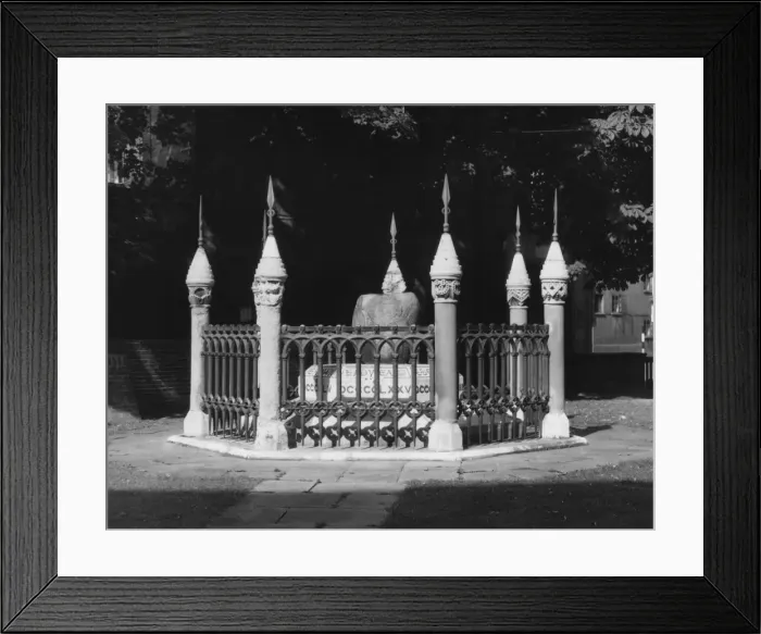 Framed Print : English Coronation Stone Framed Print : English Coronation Stone
