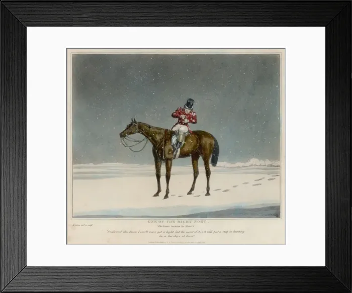 Framed Print : Hunting in the Snow 1 / 2 Framed Print : Hunting in the Snow 1 / 2