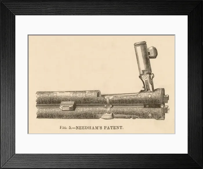 Framed Print : Needhams Patent Rifle Framed Print : Needhams Patent Rifle
