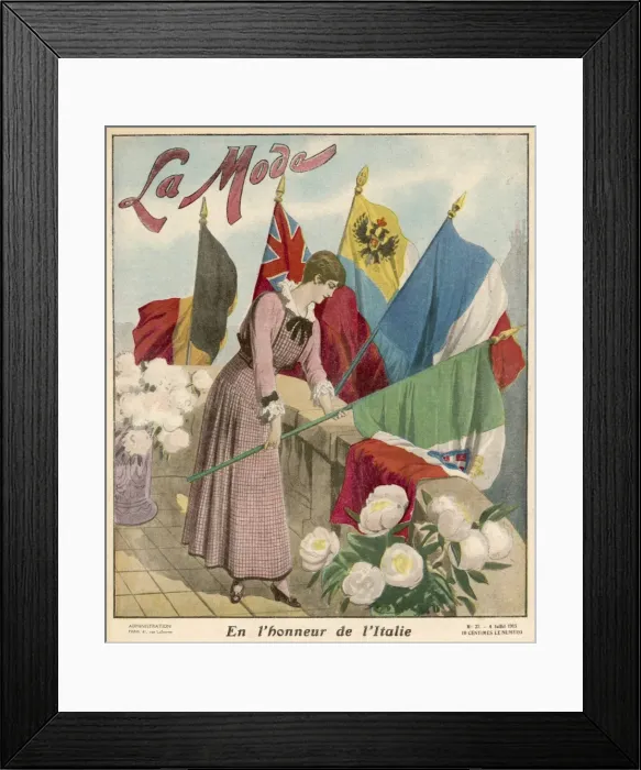 Framed Print : Italy Joins the Allies