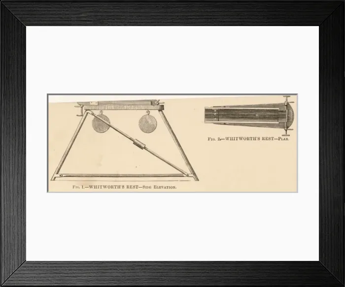 Framed Print : Whitworths Rifle Rest Framed Print : Whitworths Rifle Rest
