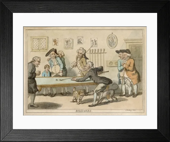 Framed Print : Billiards / Bunbury Framed Print : Billiards / Bunbury