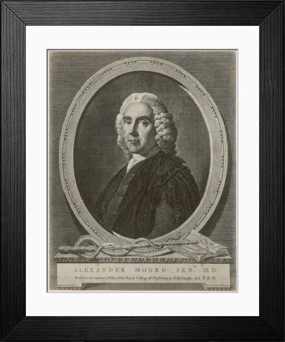 Framed Print : Alexander Monro Medical Framed Print : Alexander Monro Medical