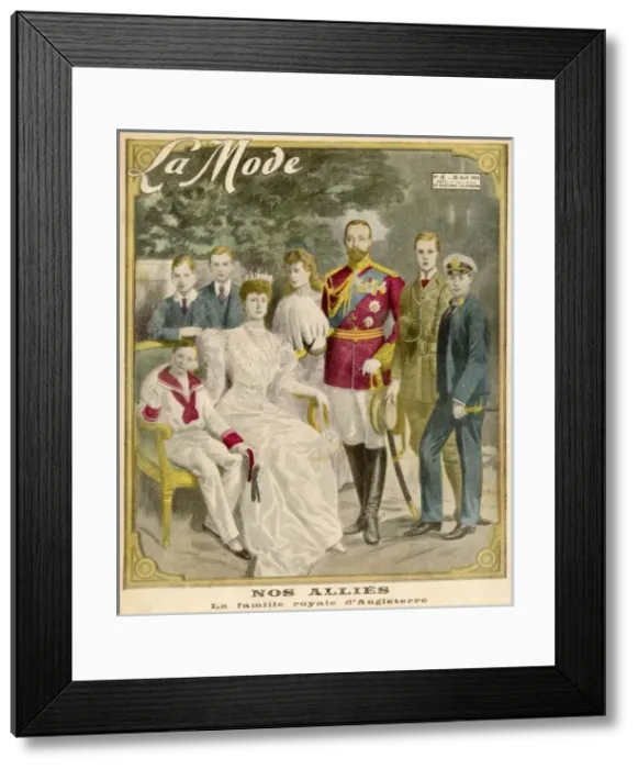 Framed Print : George V and Family Framed Print : George V and Family