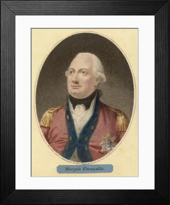 Framed Print : 1st Marquess Cornwallis Framed Print : 1st Marquess Cornwallis