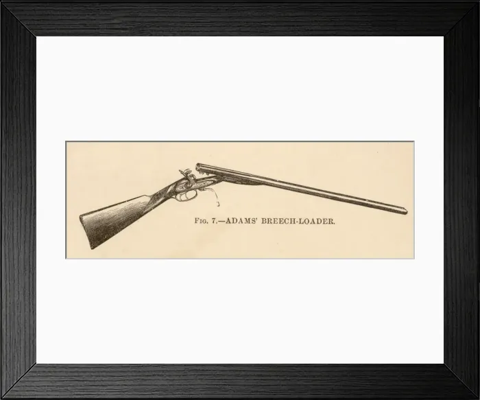 Framed Print : Adams Breech-Loader Framed Print : Adams Breech-Loader