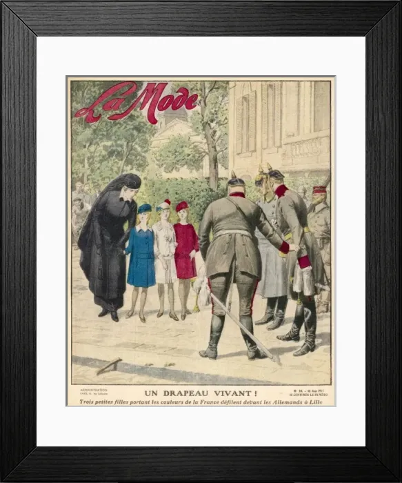 Framed Print : Patriotic Girls Framed Print : Patriotic Girls