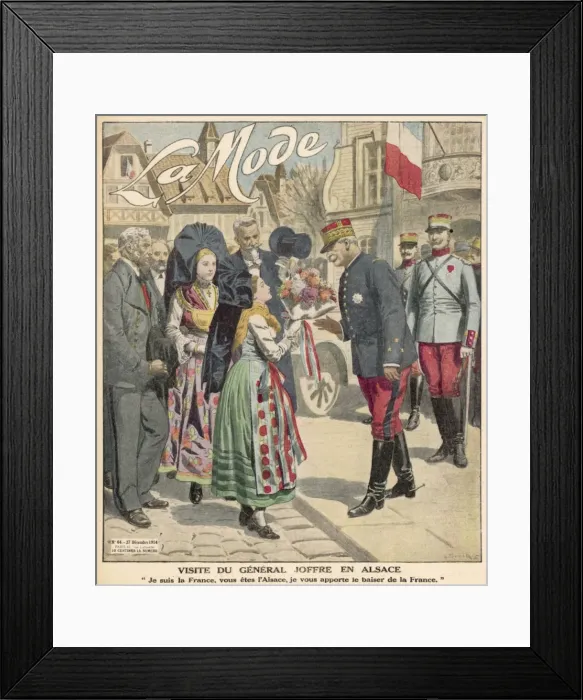 Framed Print : Joffre in Alsace Framed Print : Joffre in Alsace