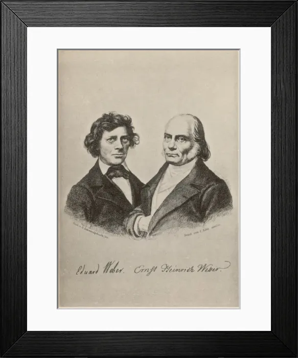 Framed Print : Ernst Heinrich Weber