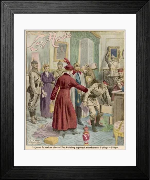 Framed Print : Looting in Poland Framed Print : Looting in Poland