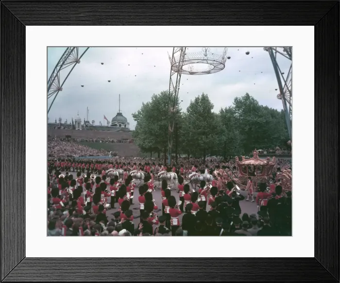 Framed Print : Coronation Day 1953 Framed Print : Coronation Day 1953