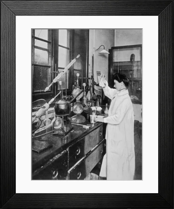 Framed Print : Medical Student in Lab Framed Print : Medical Student in Lab