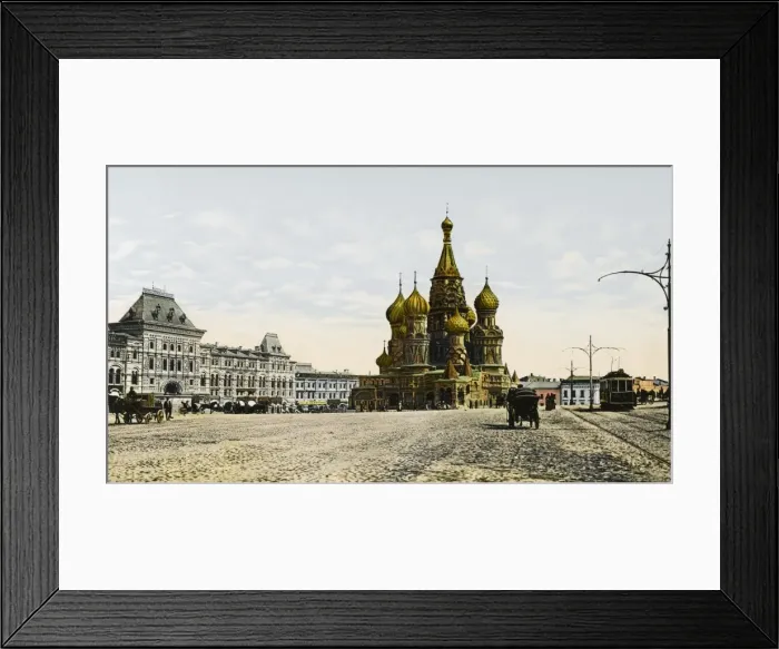 Framed Print : Moscow / Red Square C1908 Framed Print : Moscow / Red Square C1908