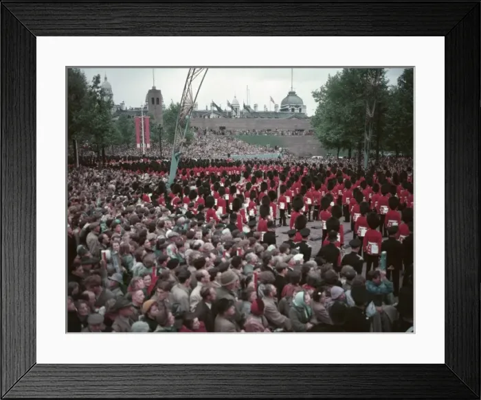 Framed Print : Coronation Day 1953 Framed Print : Coronation Day 1953