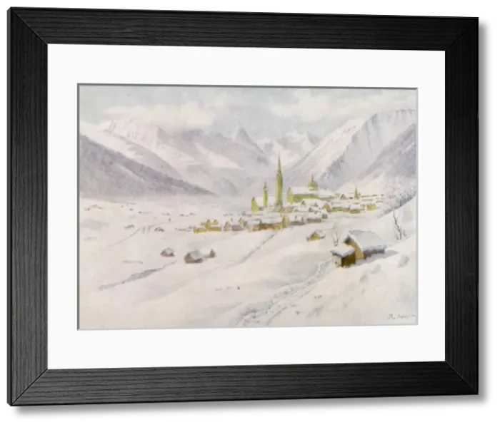 Framed Print : Switzerland / Davos 1917 Framed Print : Switzerland / Davos 1917