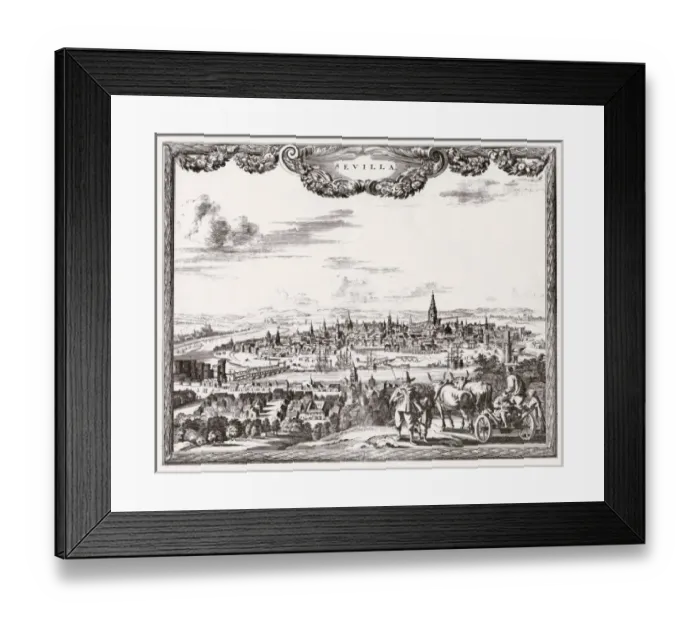 Framed Print : Spain / Seville C1700 Framed Print : Spain / Seville C1700