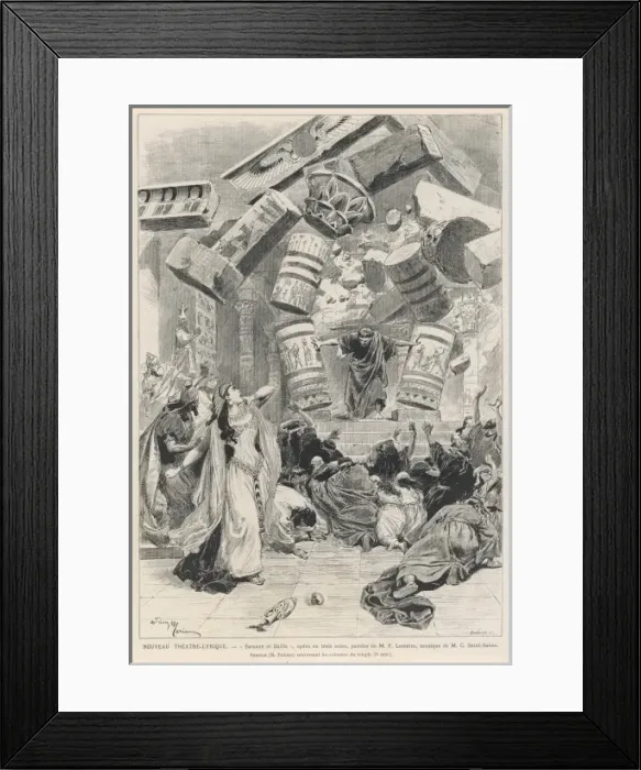 Framed Print : Saint Saens / Samson 1 Framed Print : Saint Saens / Samson 1